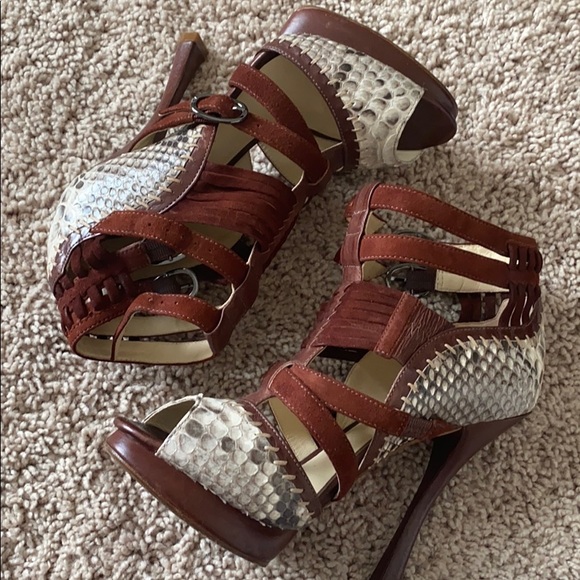 Alexandre Birman python heels/ Pre-Loved - Picture 3 of 14